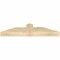 Ekena Millwork Portland Rough Sawn Timber Gable Bracket, Douglas Fir, 36"W x 7"H x 4"D x 4"F, 5/12 Pitch GBW036X07X0404POR00RDF - alternate 3
